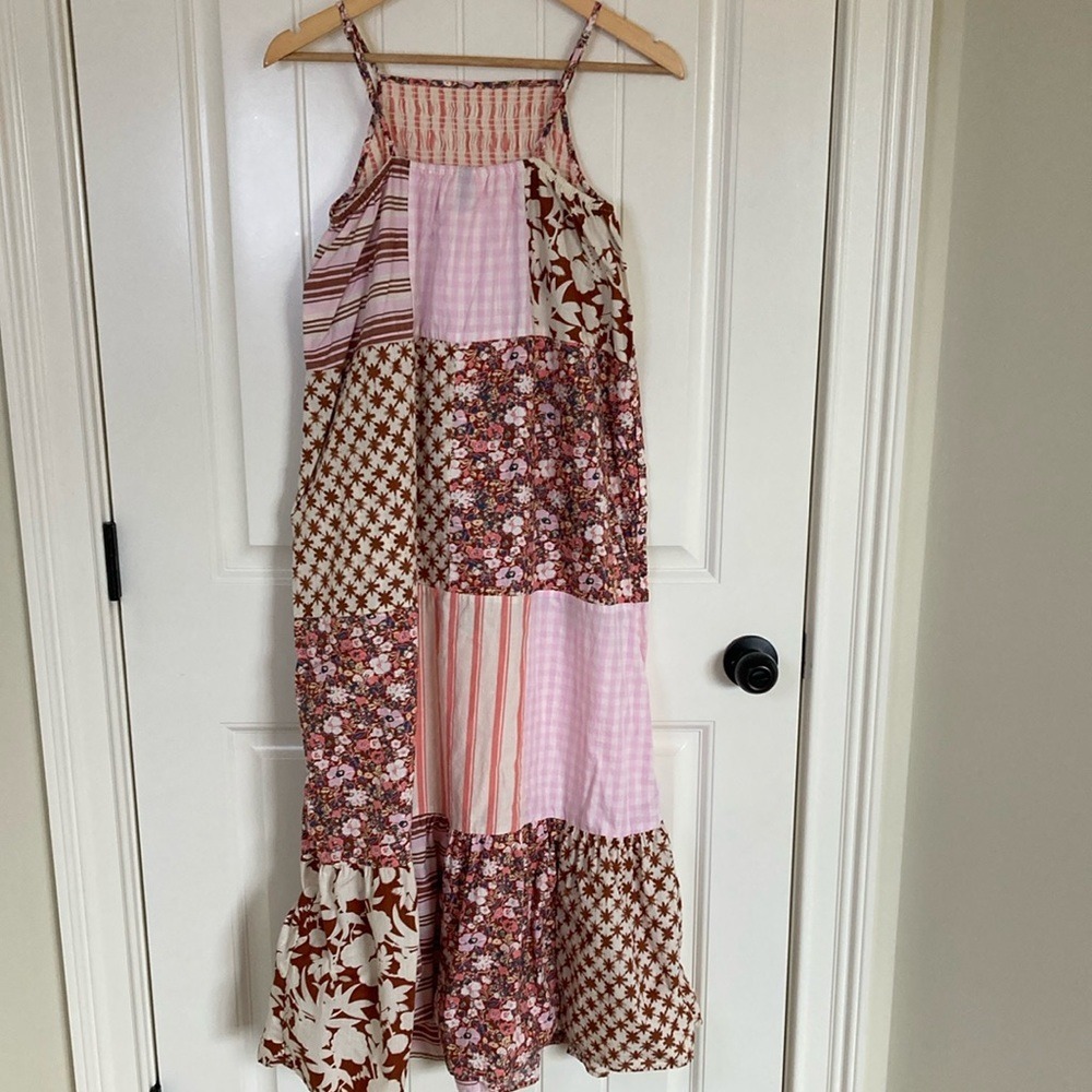 Universal Thread Womens Patch Work Midi Dress Siz… - image 7